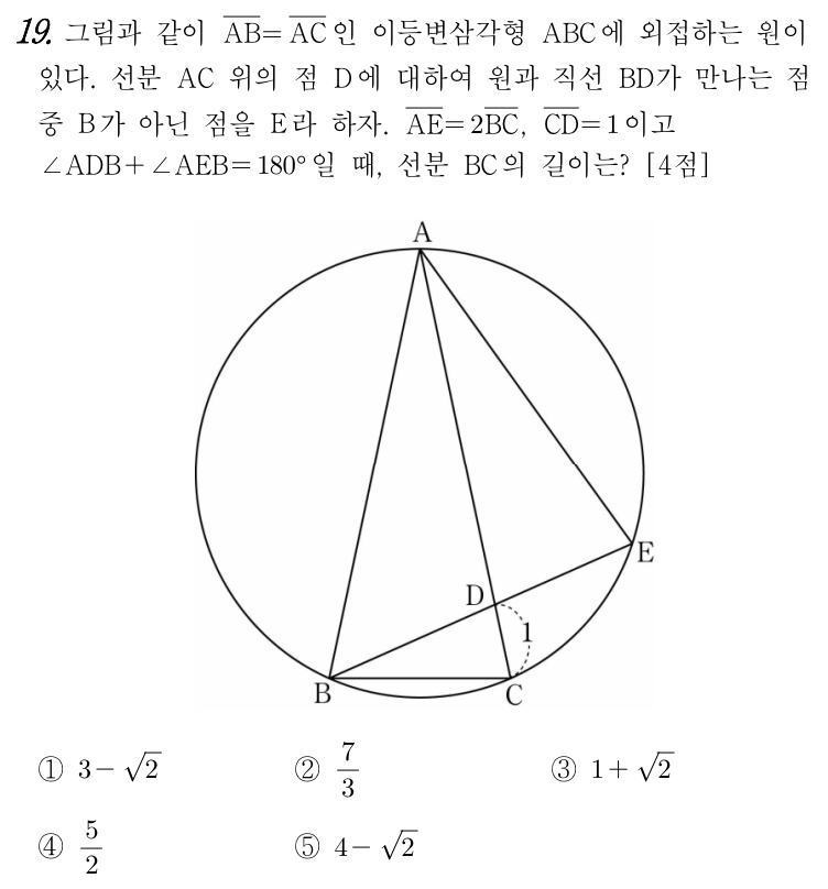 2022년 3월 모의고사 29번 문제
